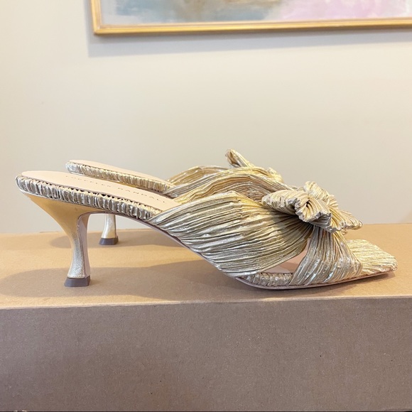 Loeffler Randall Eugenia Pleated  Slides - Picture 8 of 11